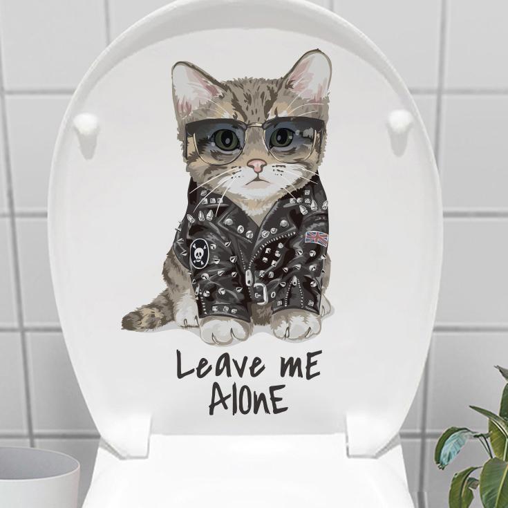 Decohandy Klozet Etiketi Keep Going Kedi