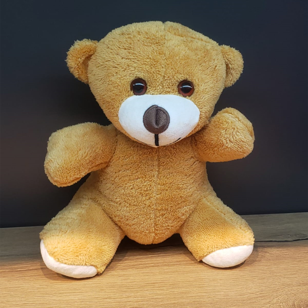 Kalpli Seni Seviyorum Yazılı Tişörtlü Peluş Ayıcık