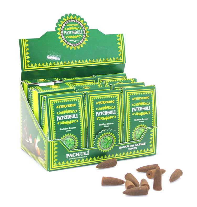 Ayurvedic Konik (Geri Akış) Tütsü Patchouli Aromalı