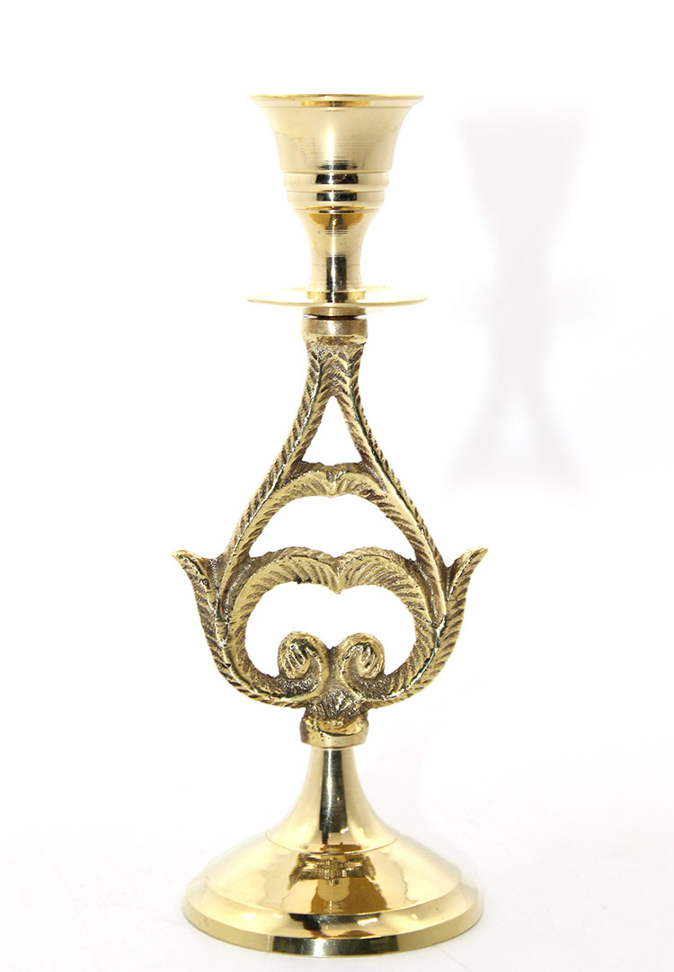Tekli Pirinç Şamdan Model 5