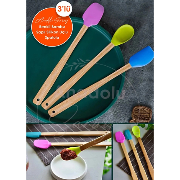 Silikon Uçlu Bulaşık Temizleme Kazıyıcı Spatula