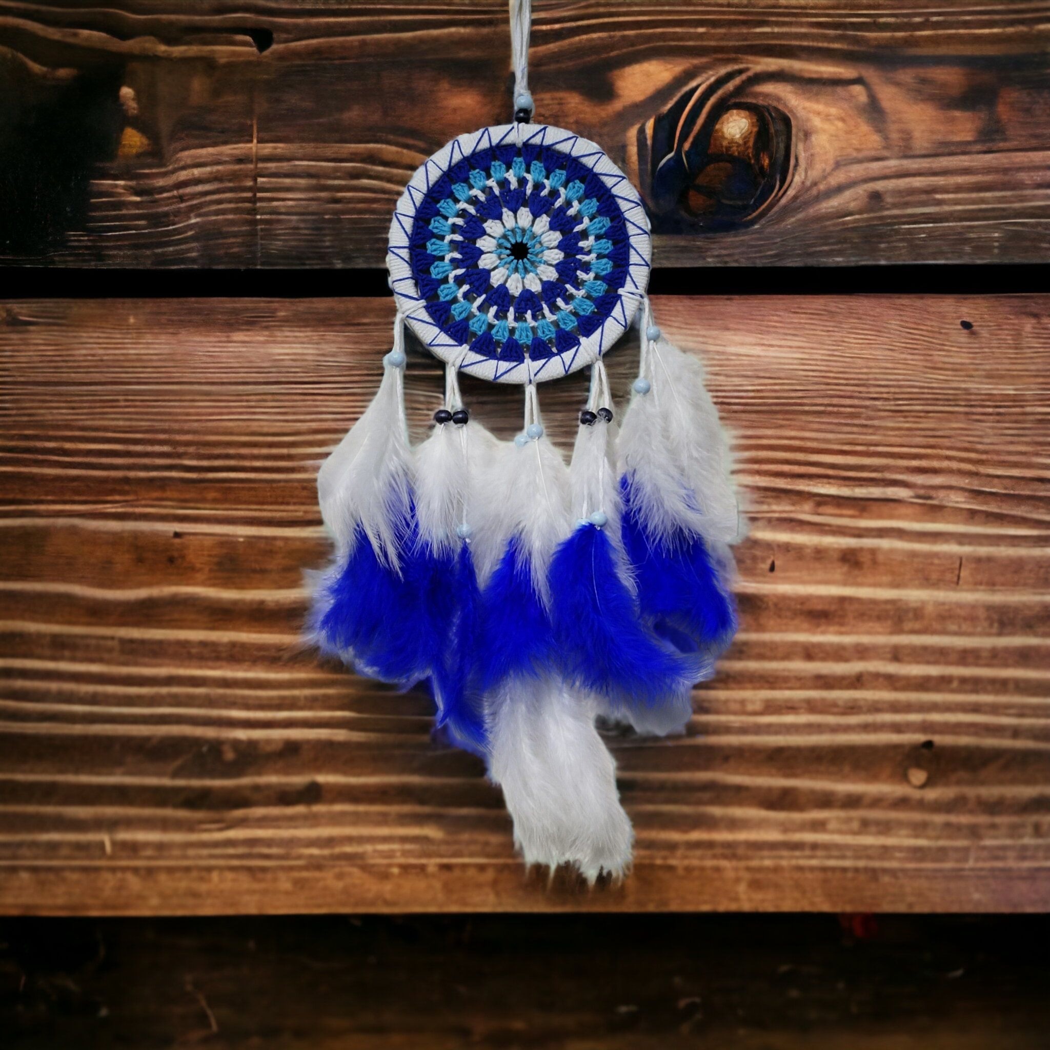Rüya Kovan Dream Catcher Beyaz Kuş Tüylü