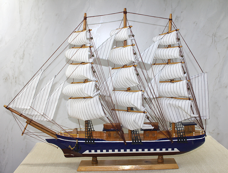 Ahşap Yelken Gemi Model 4