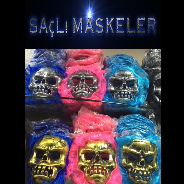 Şapkalı Lateks Maske