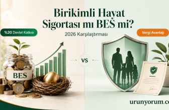 Birikimli hayat sigortası mı BES mi sorusuna yönelik 2026 devlet katkısı ve vergi avantajı karşılaştırması