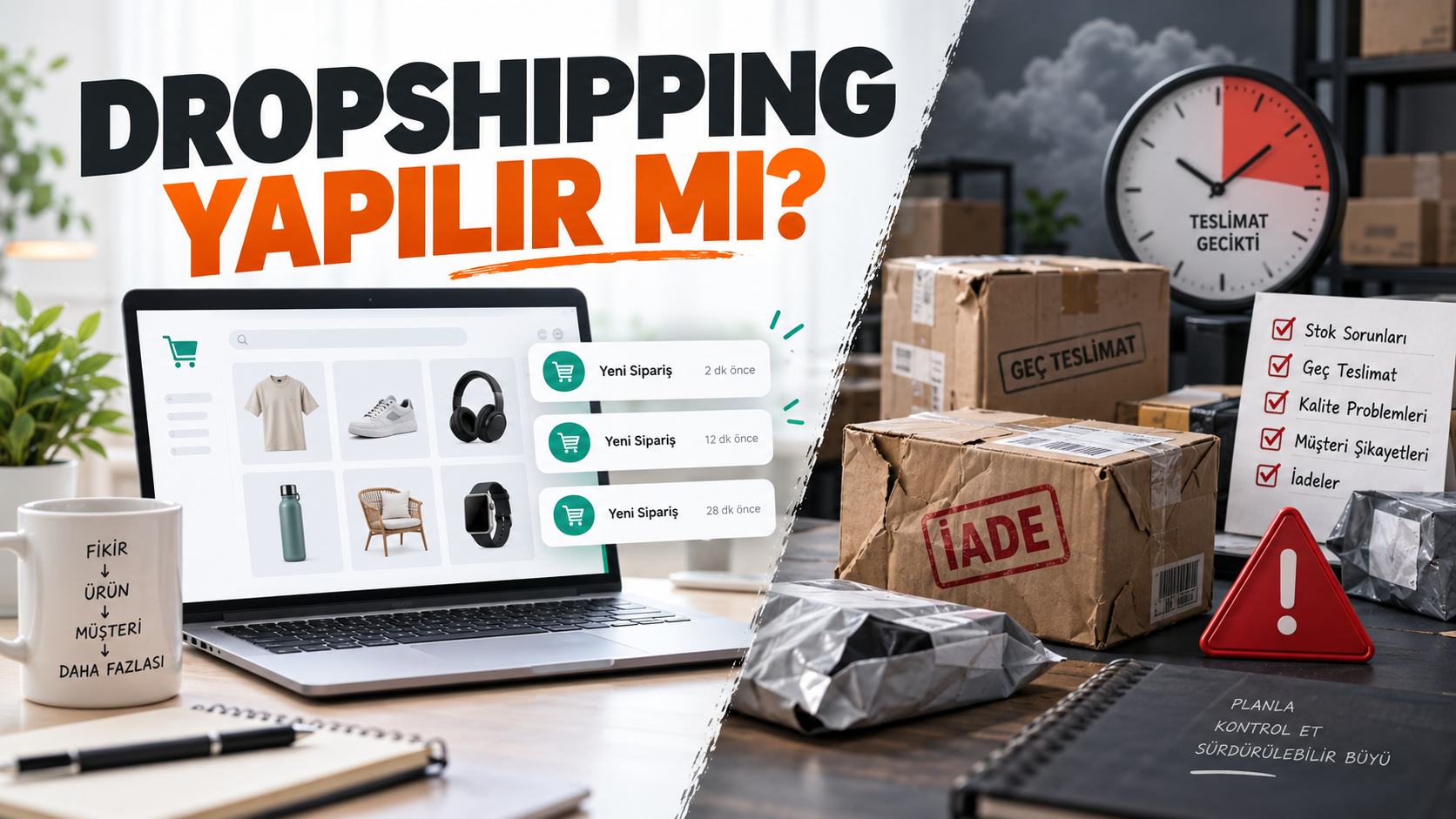 Dropshipping Yapılır mı? Gerçekler, Riskler ve Kazanç İhtimali