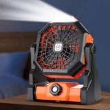 Mini Şarjlı Ledli Kare Fan
