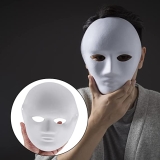 Beyaz Renk Boyanabilir Anonim Tam Yüz Cosplay Maske 24×18 cm
