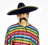 Sombrero Meksika Şapkası Altın Şeritli Yetişkin Boy